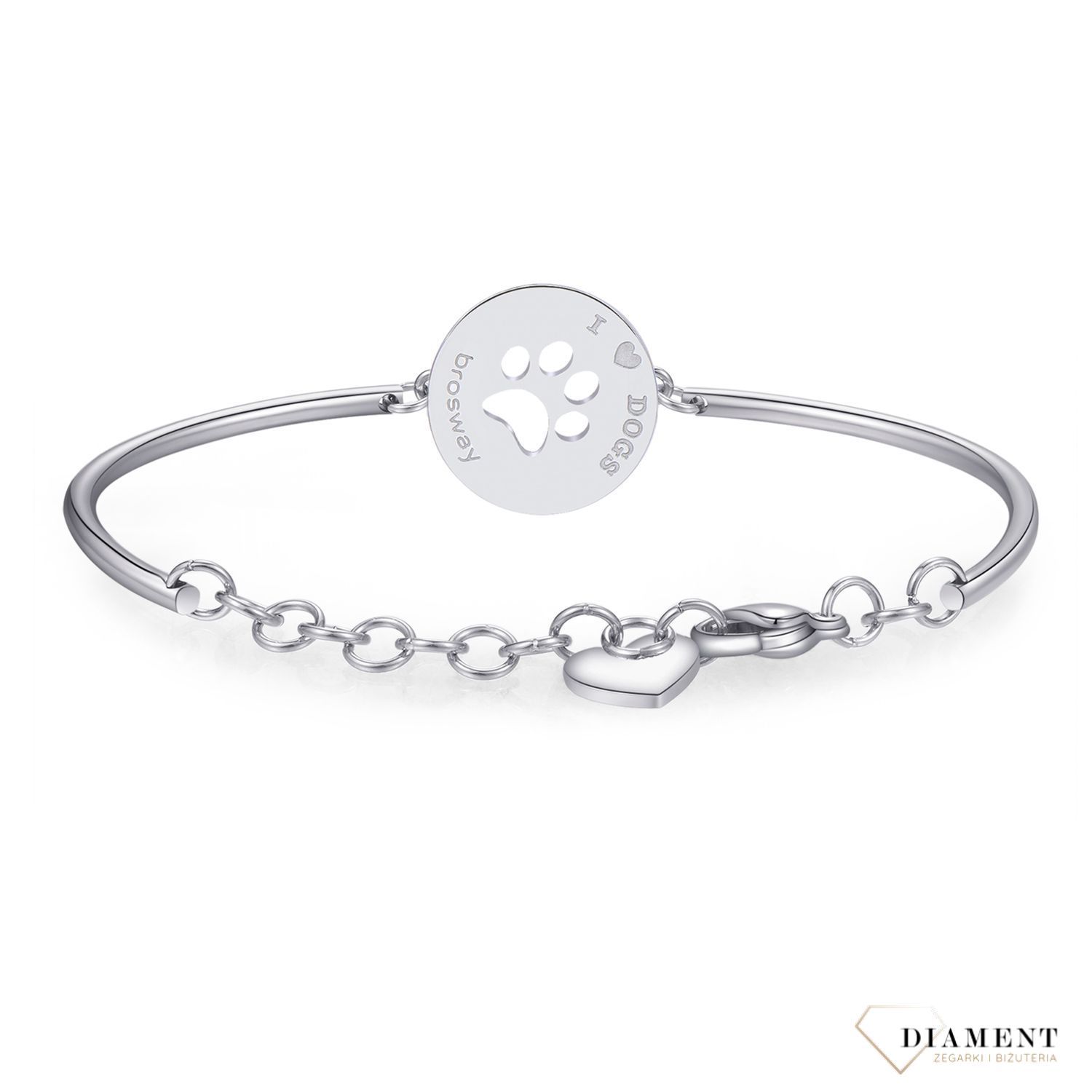 Bransoletka damska stalowa Brosway Chakra 'Łapka psa' BHK288 (1).jpg