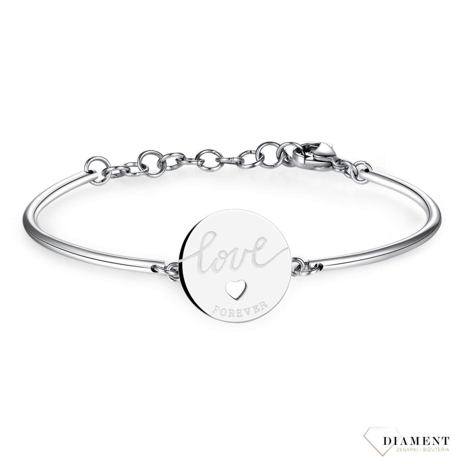 Bransoletka damska stalowa Brosway Chakra 'Miłość na zawsze' BHK35.jpg