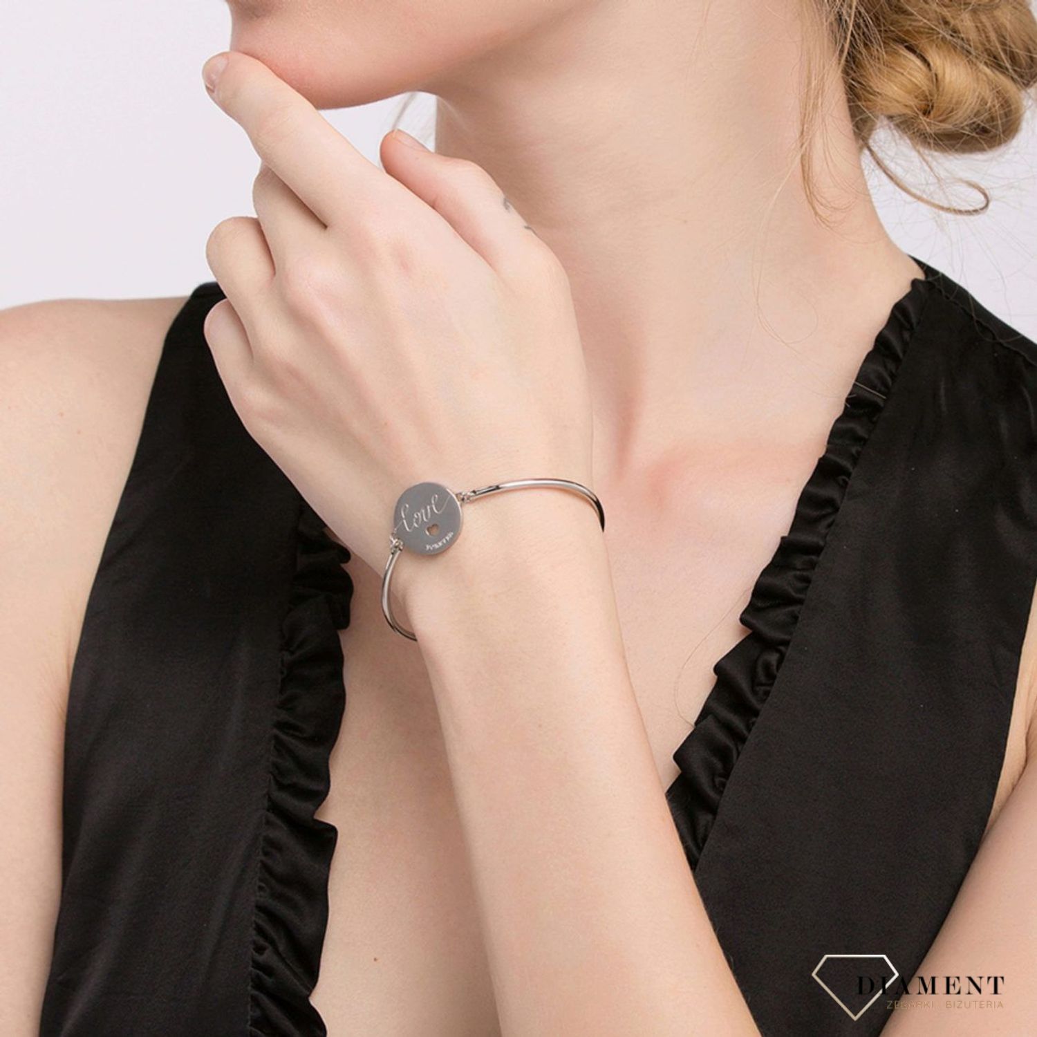 Bransoletka damska stalowa Brosway Chakra 'Miłość na zawsze' BHK35.jpg