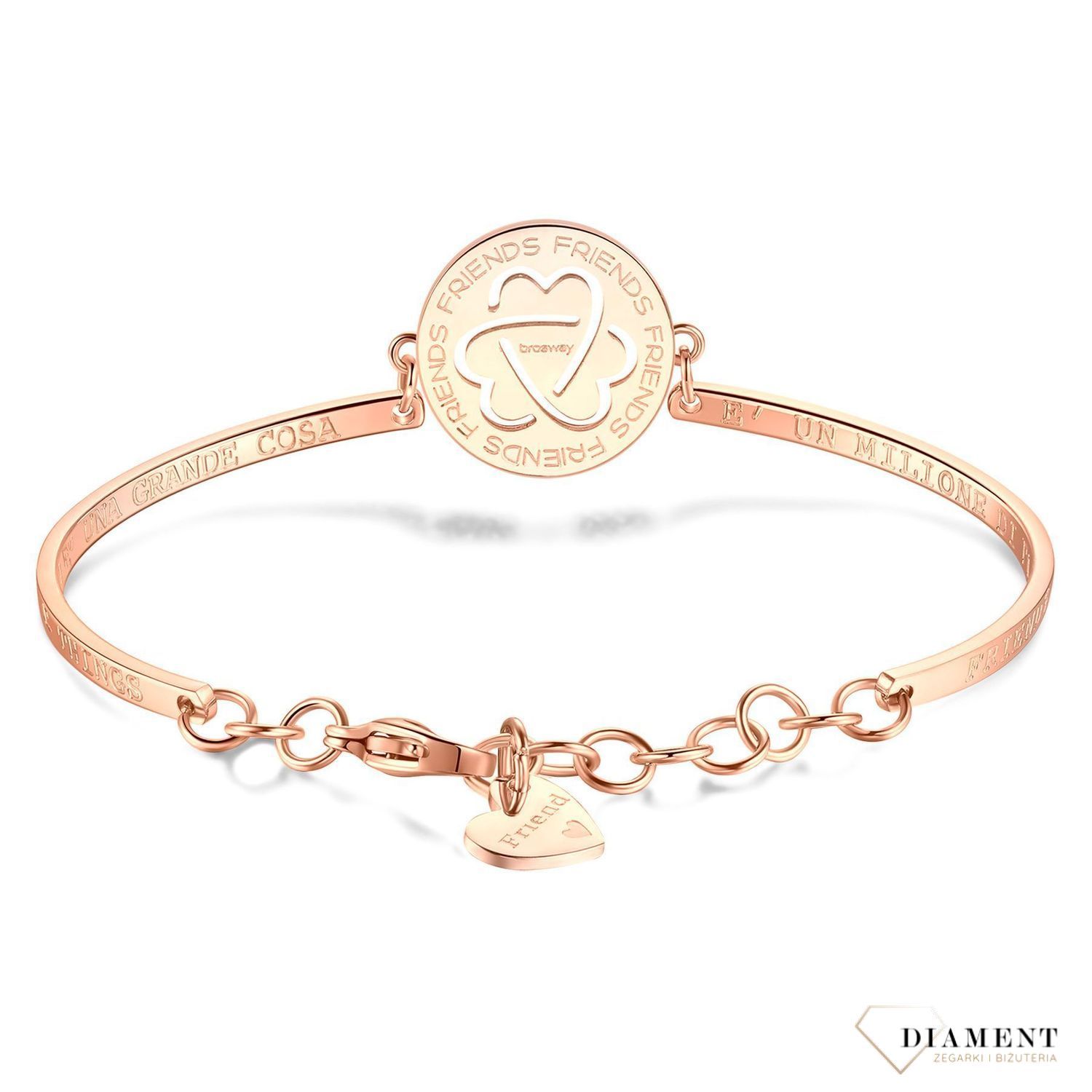 Bransoletka damska stalowa pozłacana Brosway Chakra 'Przyjaźń' BHK425 (2).jpg