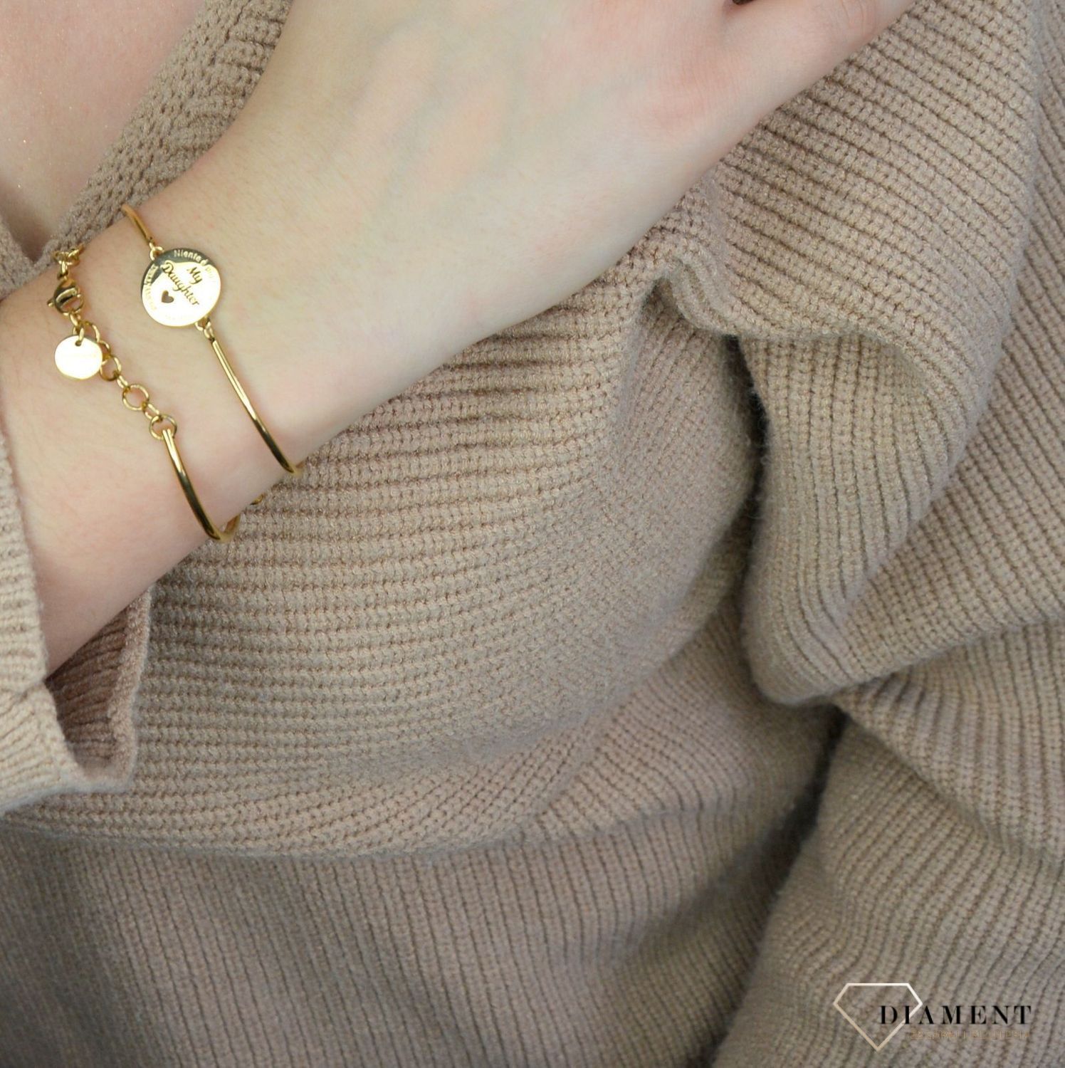 Bransoletka damska stalowa pozłacana Brosway Chakra 'Córka' BHK436.jpg