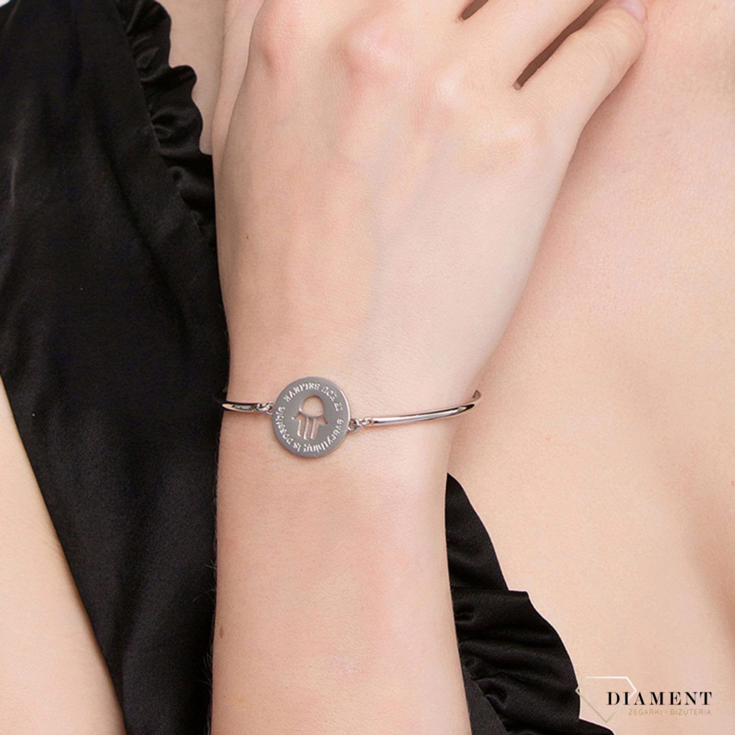 Bransoletka damska stalowa Brosway Chakra 'Ręka Fatimy' BHK44.jpg