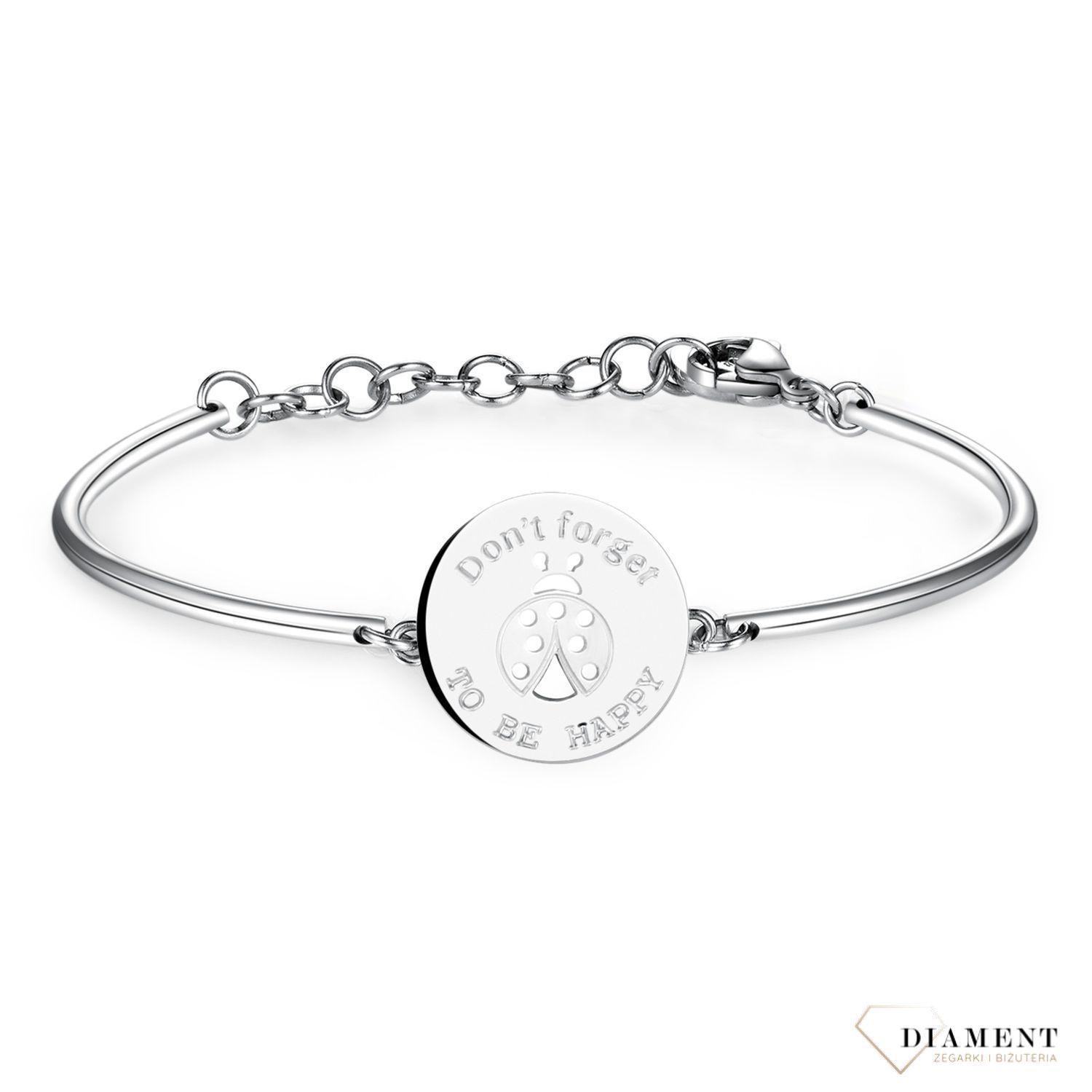 Bransoletka damska stalowa Brosway Chakra 'Biedronka' BHK50.jpg