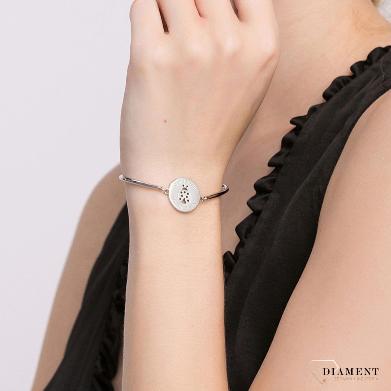 Bransoletka damska stalowa Brosway Chakra 'Biedronka' BHK50.jpg