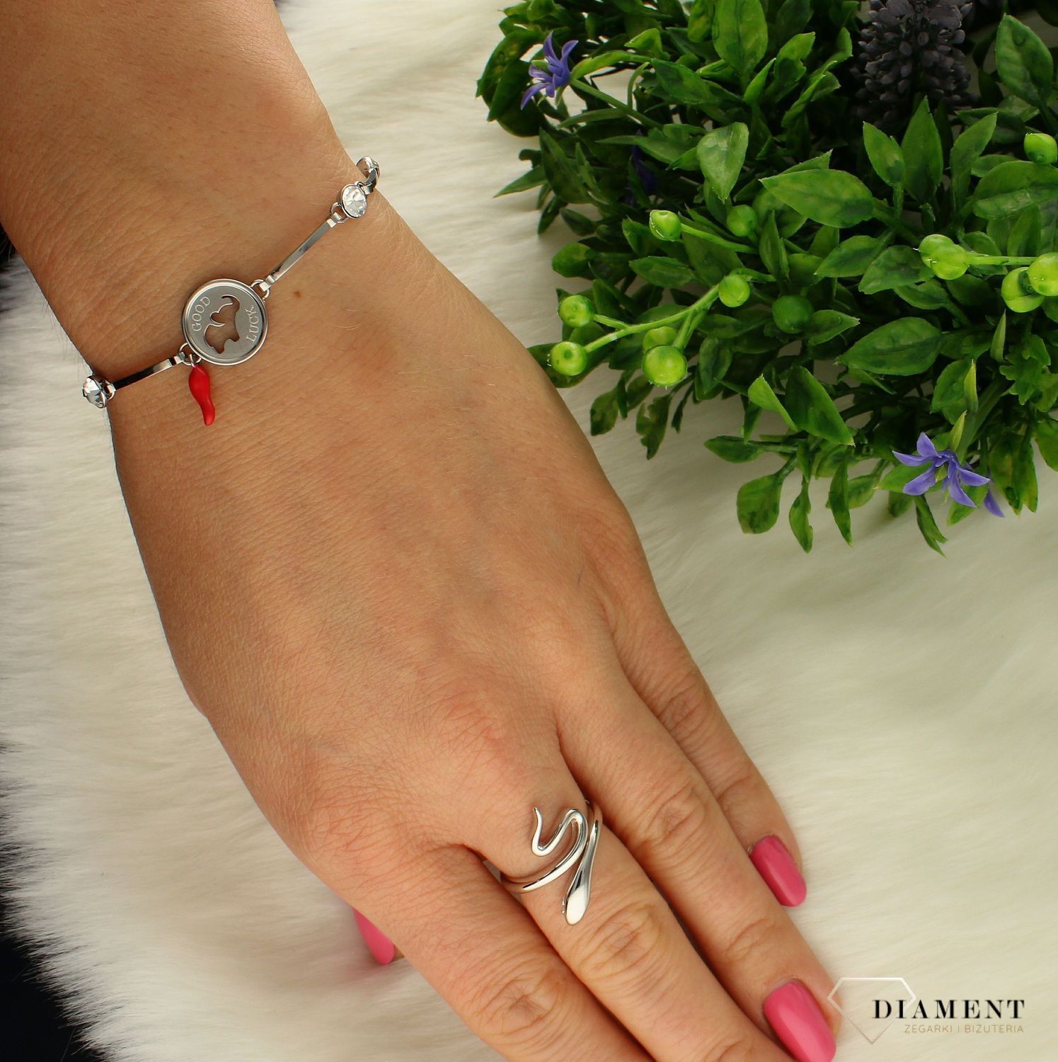 Bransoletka damska stalowa Brosway Chakra ''Good Luck'' BHKB043EN.jpg