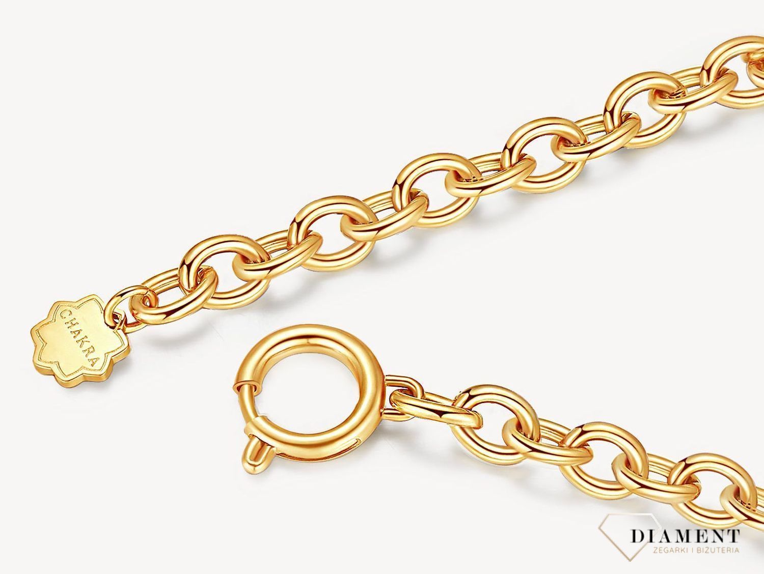 Bransoletka damska stalowa BROSWAY'' Chakra Mistyczna'' BHKB128 💎 Bransoletka wykonana ze stali w kolorze złotym 💎 Stalowa bransoletka z pojedynczymi elementami zdobnymi. 💎 (9).jpg