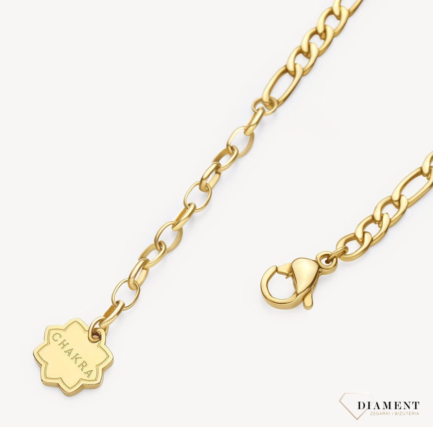 Bransoletka damska stalowa BROSWAY '' Chakra Drzewo Życia'' BHKB144 💎 Bransoletka wykonana ze stali w kolorze złotym 💎 Bransoletka z zawieszką w kształcie drzewa życia i kryształami. 💎 (2).jpg