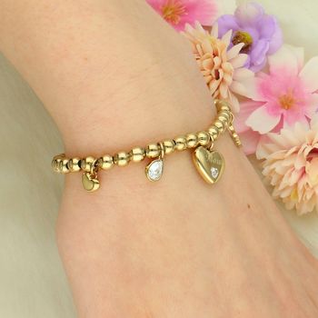 Bransoletka Brosway Chakra Rodzina BHKB166 – stal i złoto, serce MOM cyrkonie.jpg