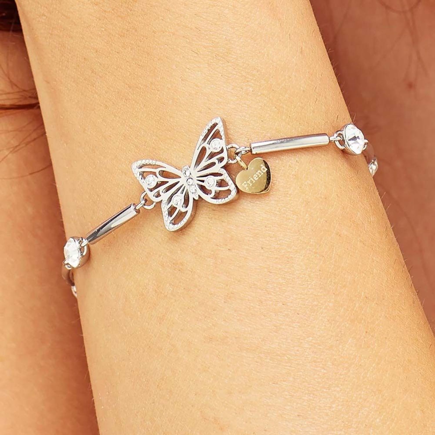 Bransoletka damska stalowa Brosway Chakra Motyl z cyrkoniami BHKB170.jpg