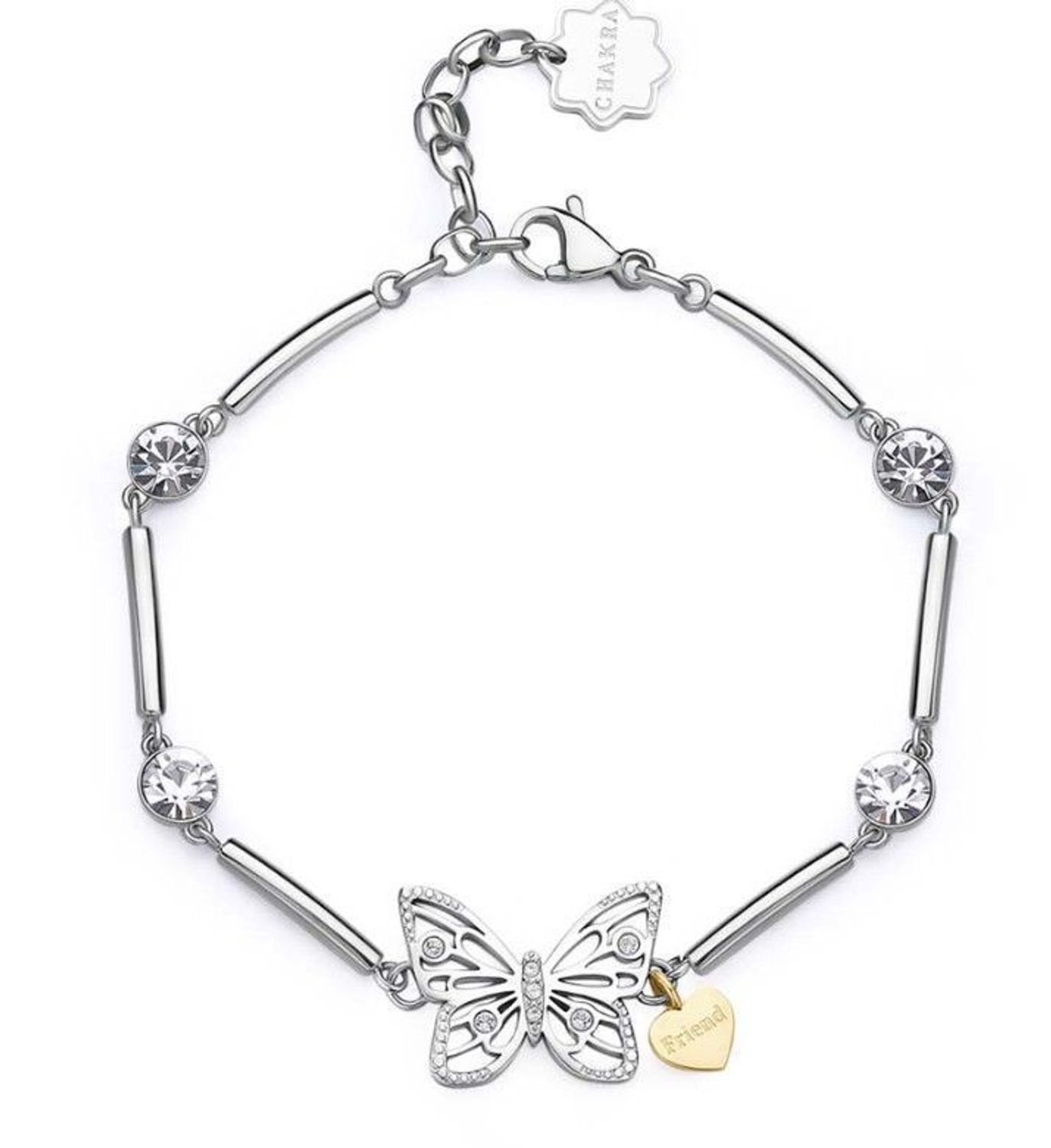 Bransoletka damska stalowa Brosway Chakra Motyl z cyrkoniami BHKB170.jpg