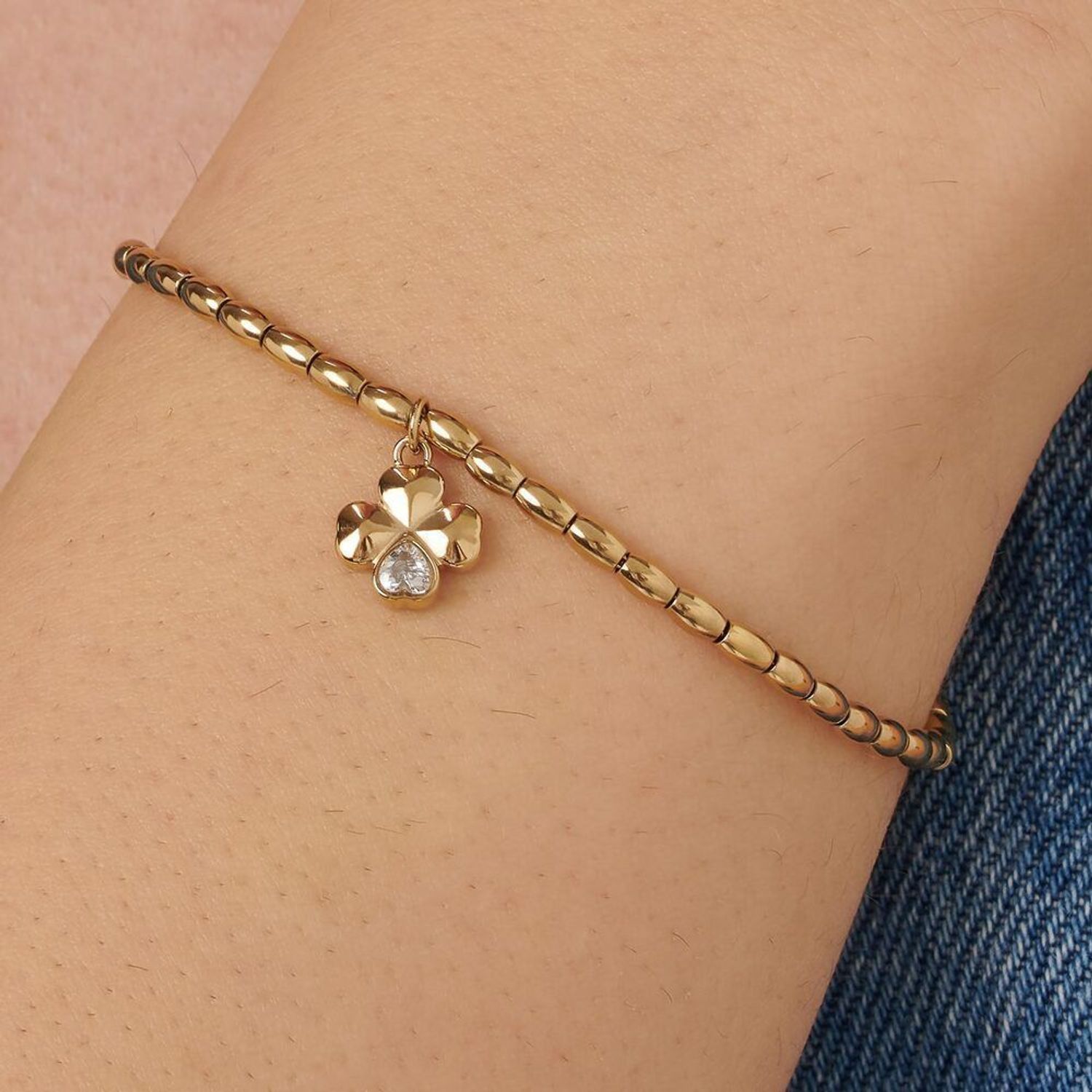 Bransoletka damska stalowa pozłacana Brosway Chakra BHKB209.jpg