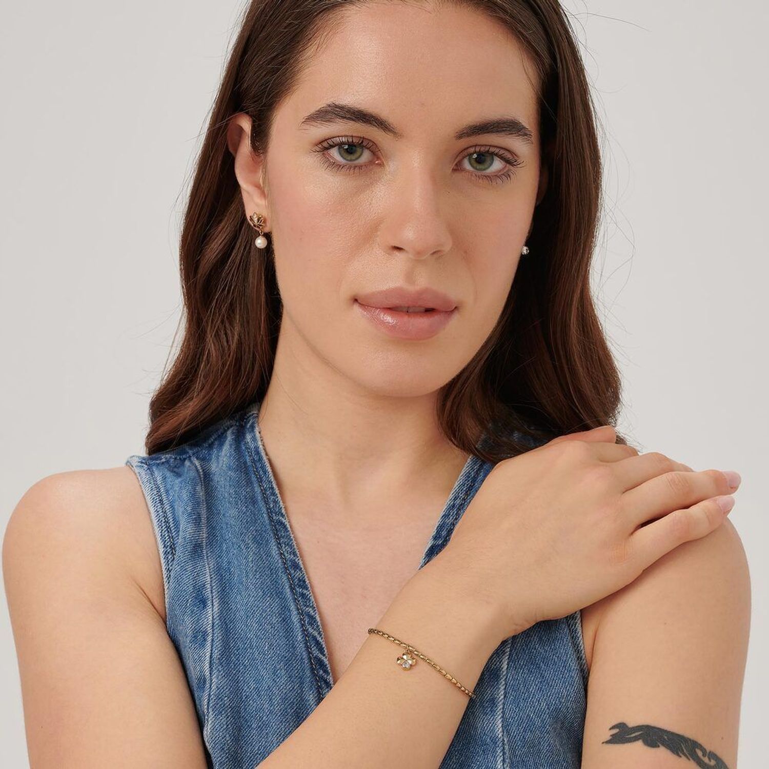 Bransoletka damska stalowa pozłacana Brosway Chakra BHKB209.jpg