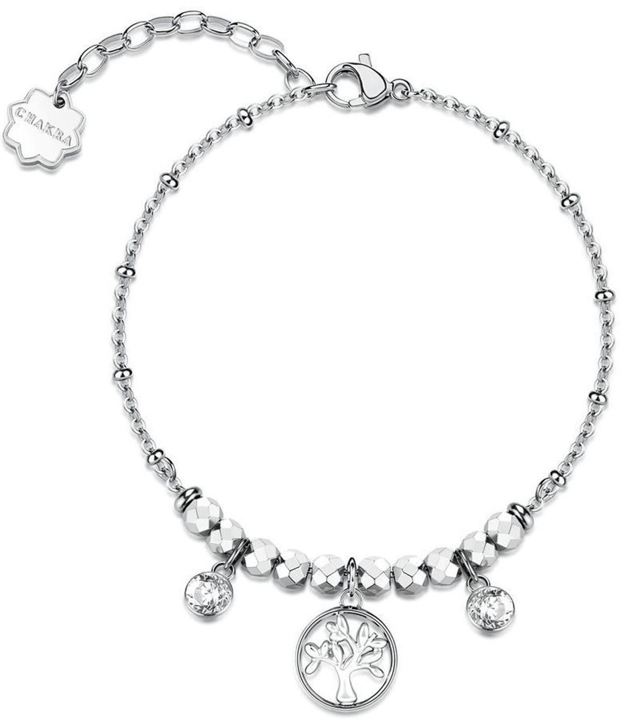 Bransoletka Brosway CHAKRA BHKB269 wykonana ze stali chirurgicznej 316L. Ozdobiona kryształami i symbolem drzewa życia – elegancka, trwała i idealna na prezent.1.jpg