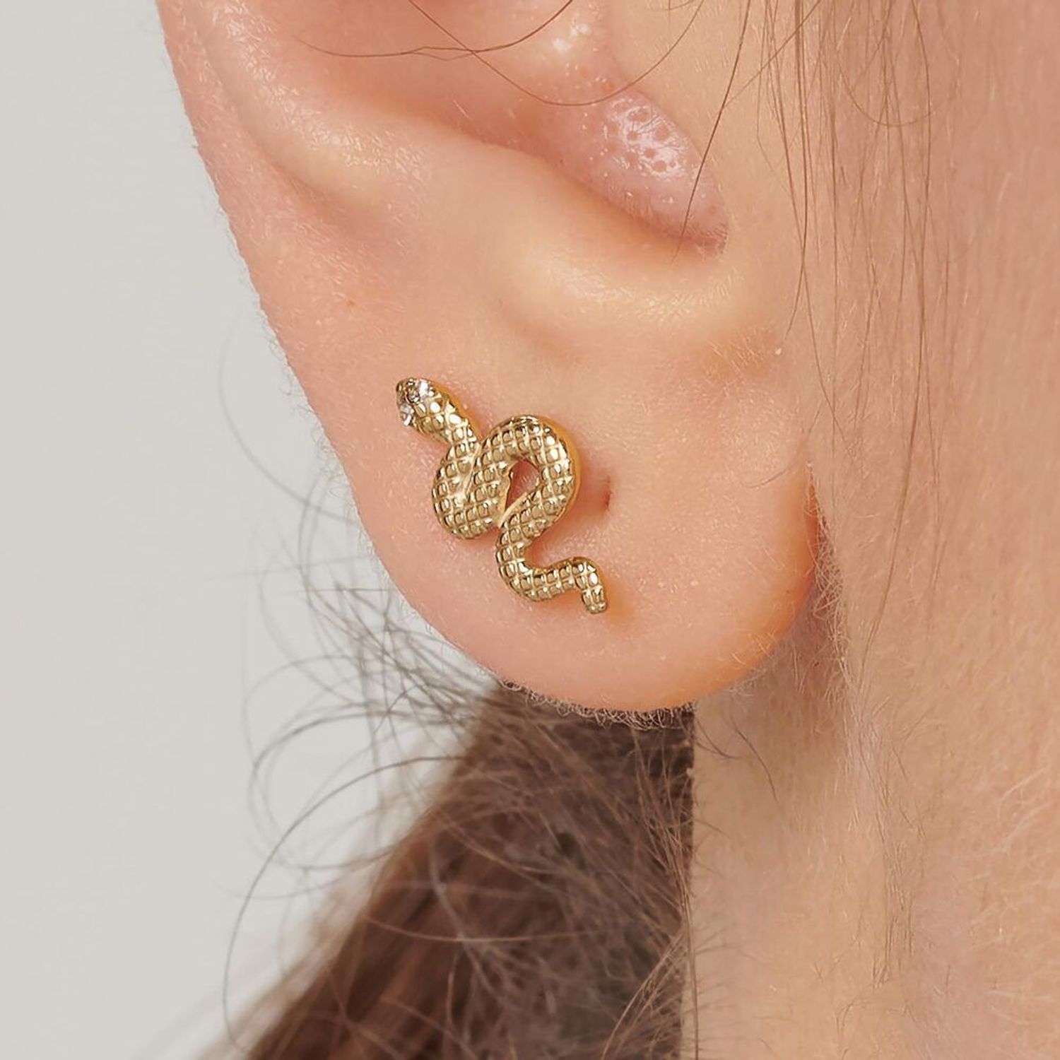 Kolczyki stalowe pozłacane węże Brosway Chakra BHKE195..jpg