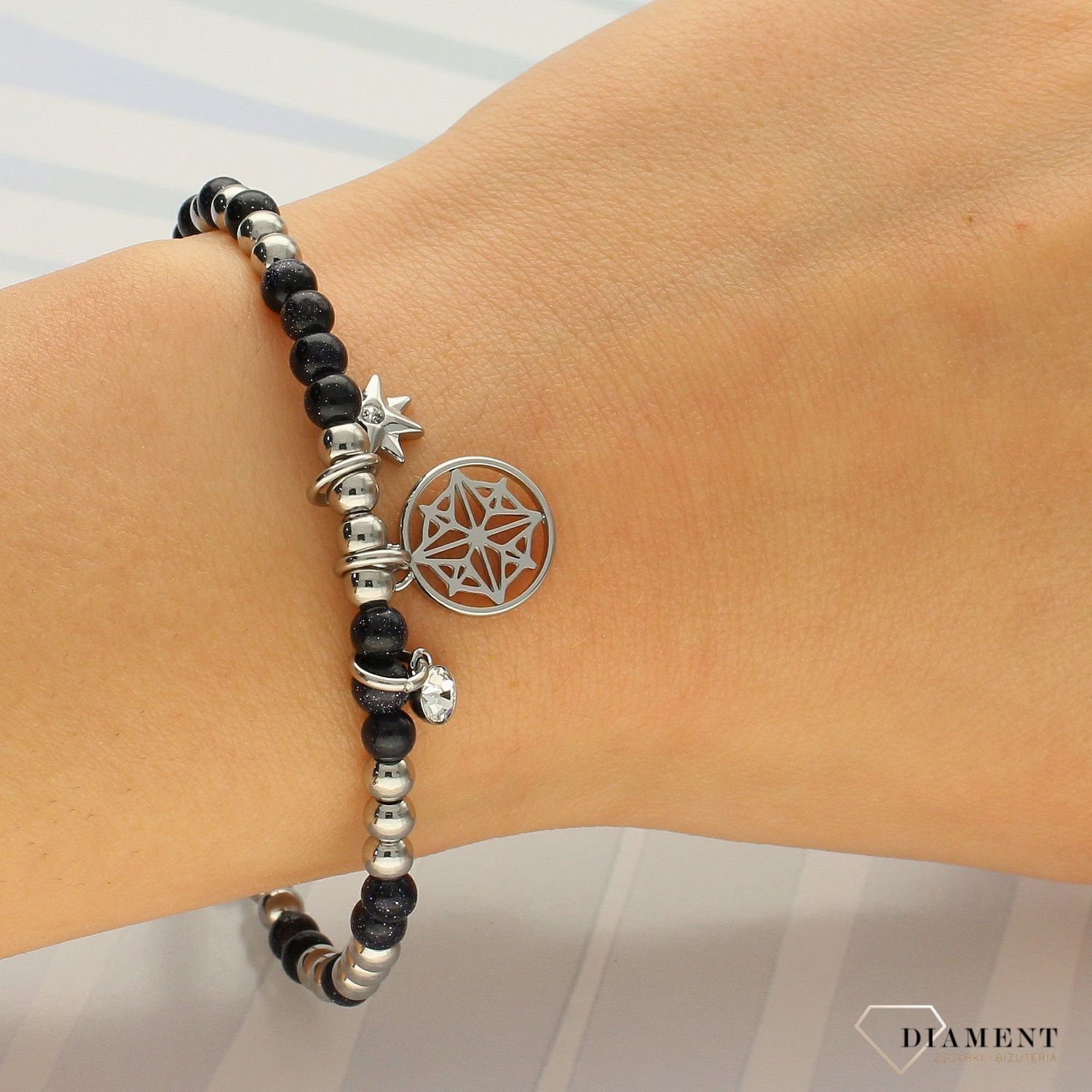 Bransoletka damska stalowa Brosway Chakra z zawieszkami BHKL19EN.jpg