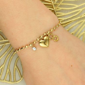 Bransoletka damska Brosway Chakra BHKLE06 – stal pozłacana z sercem i znakiem nieskończoności cyrkonia.jpg