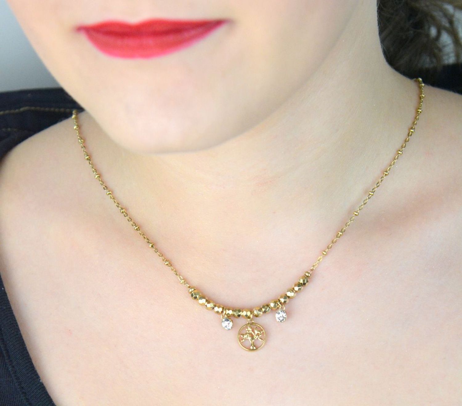 Naszyjnik Brosway CHAKRA BHKN168 z drzewem życia i kryształami  Biżuteria stalowa złocona (1).jpg