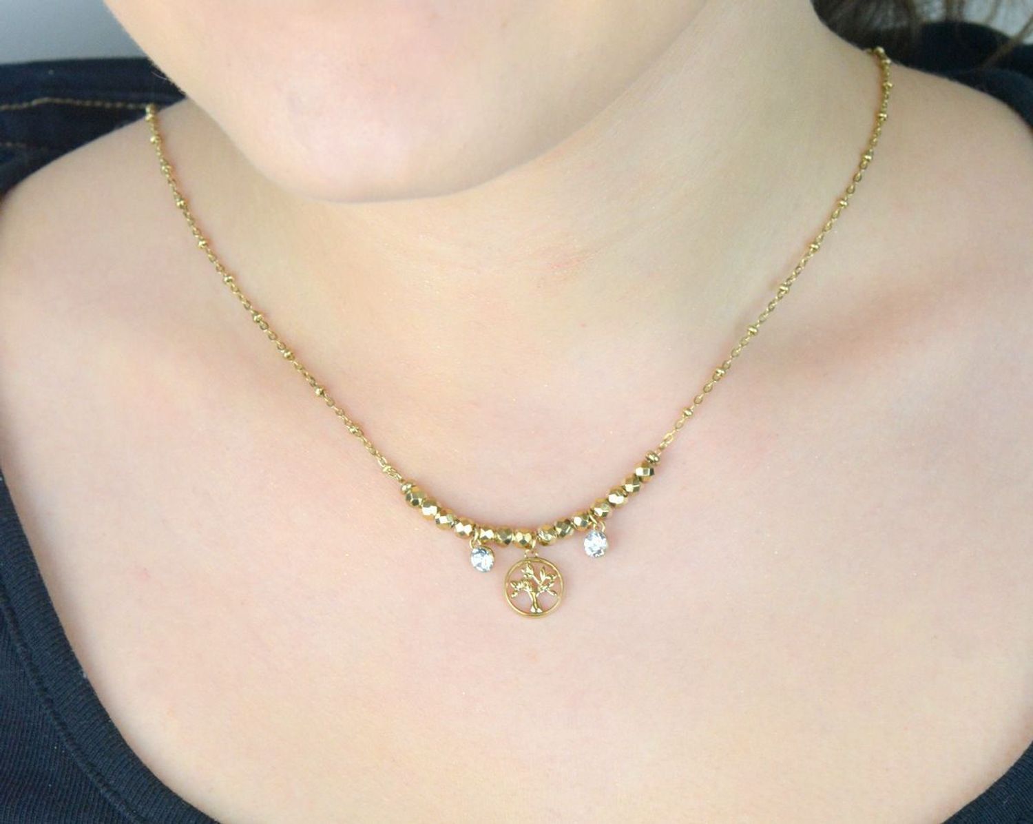 Naszyjnik Brosway CHAKRA BHKN168 z drzewem życia i kryształami  Biżuteria stalowa złocona (1).jpg