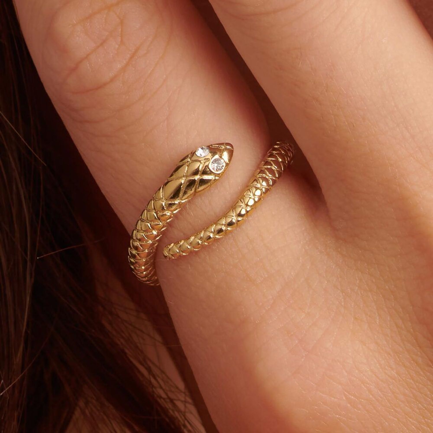 Pierścionek stalowy pozłacany żmija Brosway Chakra BHKR006B..jpg