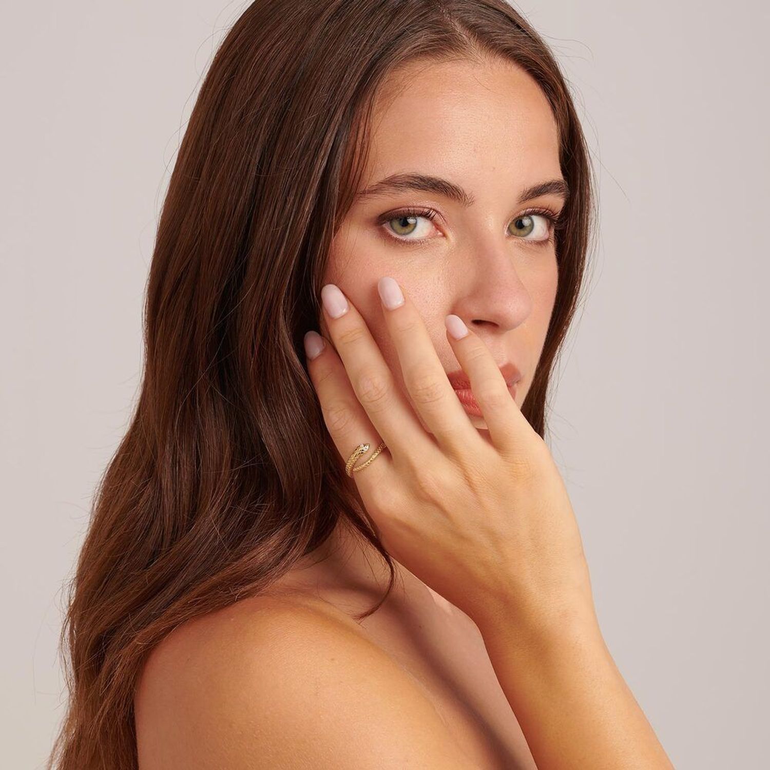 Pierścionek stalowy pozłacany żmija Brosway Chakra BHKR006B..jpg