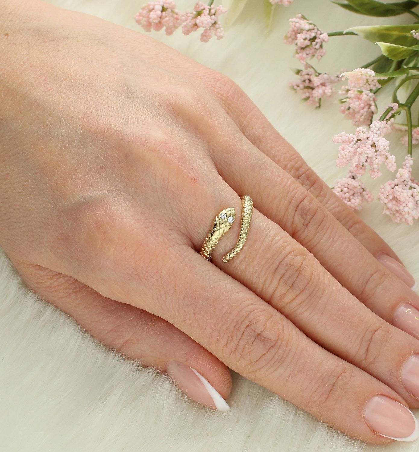 Pierścionek stalowy pozłacany żmija Brosway Chakra BHKR006B..jpg