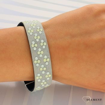 Bransoletka pudrowa Swarovski Karo Powder Green Powder Yellow BKA3PBPGPY.jpg