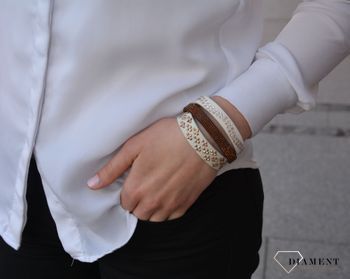 Bransoletka srebrna Swarovski Karo Rose Gold BKA3WRG✓Biżuteria ślubna ✓Biżuteria srebrna w Sklepie z Biżuterią zegarki-diament (1).JPG