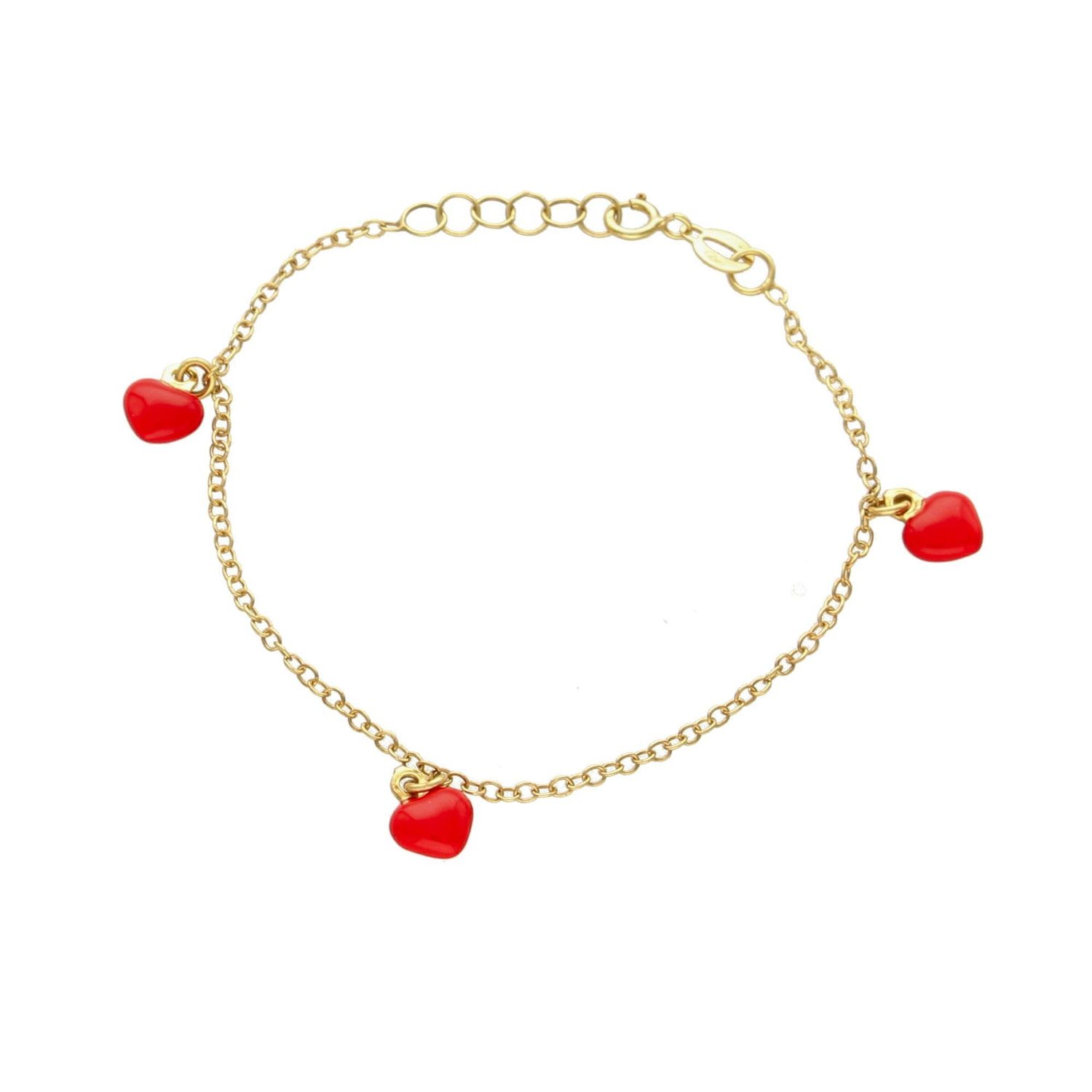 Złota bransoletka wykonana z 14-karatowego żółtego złota. Złota bransoletka z motywem nieprzemijającej miłości. Zapięcie typu karabińczyk. Zapraszamy!  (1).jpg