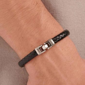 Bransoletka męska Brosway Knocker BKC22 – stal 316L i imitacja skóry.jpg