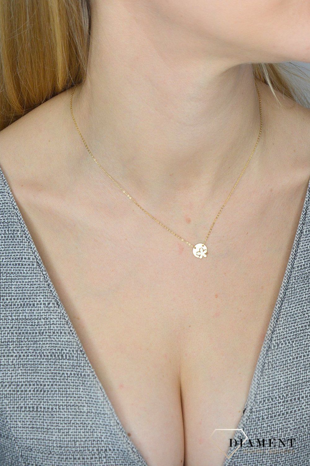 Naszyjnik złoty celebrytka 585 kwiatek ✓Złote Naszyjniki Damskie w Sklepie z Biżuterią zegarki-diament.pl ✓Piękne i Eleganckie Naszyjniki dla Kobiet ✓Prawdziwe Złoto ✓.jpg