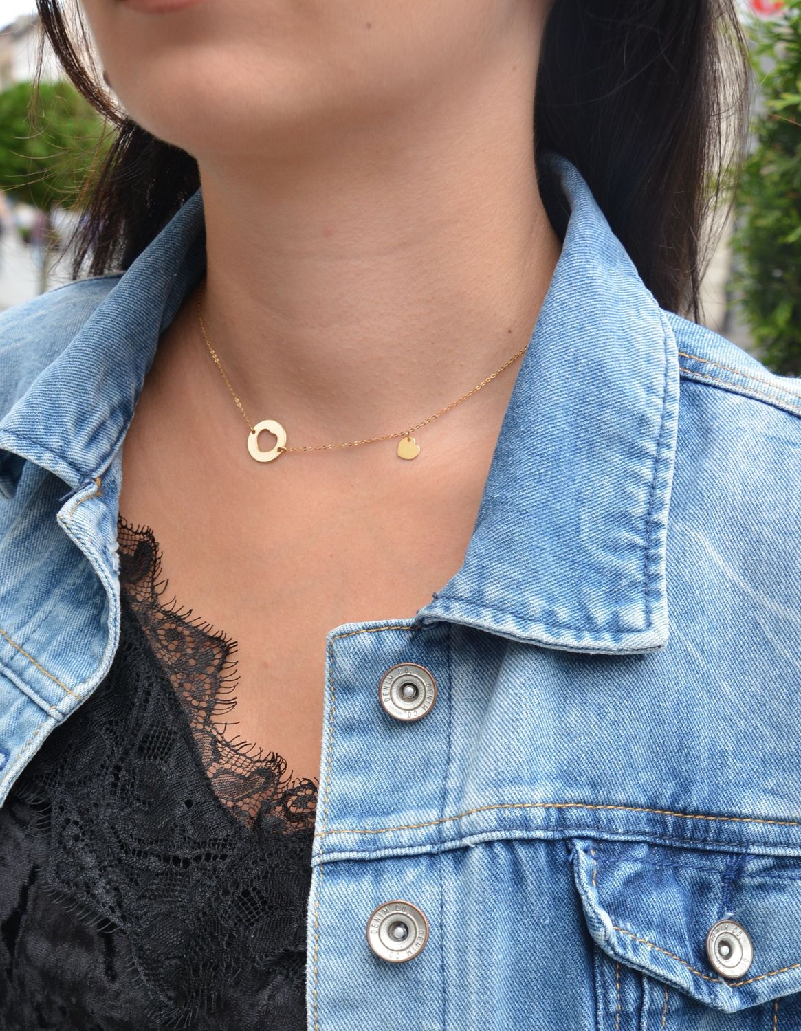 Złoty naszyjnik celebrytka 585 serduszko w kółku.jpg