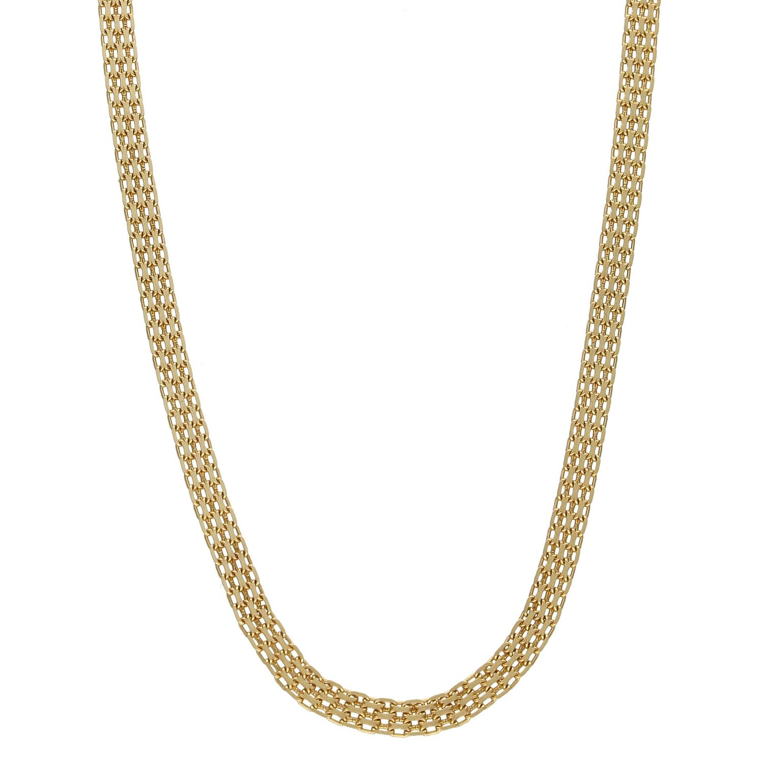 Złoty naszyjnik 585 szeroki bismarck BKN000000-461.jpg