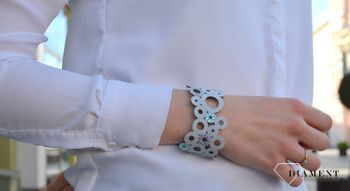 Bransoletka Spark Swarovski Bubbles Light Turquoise Paradise Shine  BKO1PBLTUPSs (3).JPG
