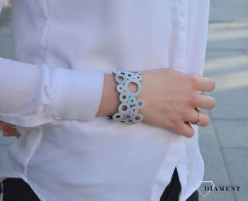 Bransoletka Spark Swarovski Bubbles Light Turquoise Paradise Shine  BKO1PBLTUPSs (5).JPG