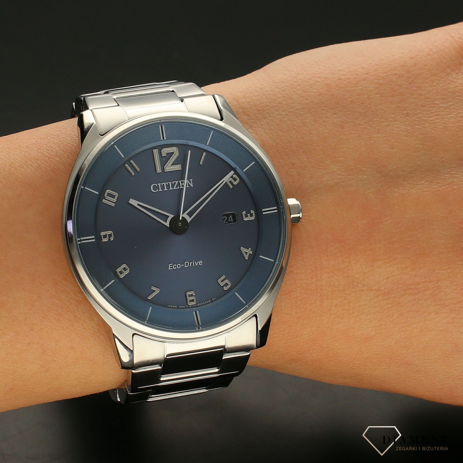 Zegarek męski na bransolecie Citizen Eco Drive BM7400-71L.jpg