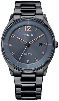 Zegarek męski na czarnej bransolecie Citizen BM7408-88H.jpg