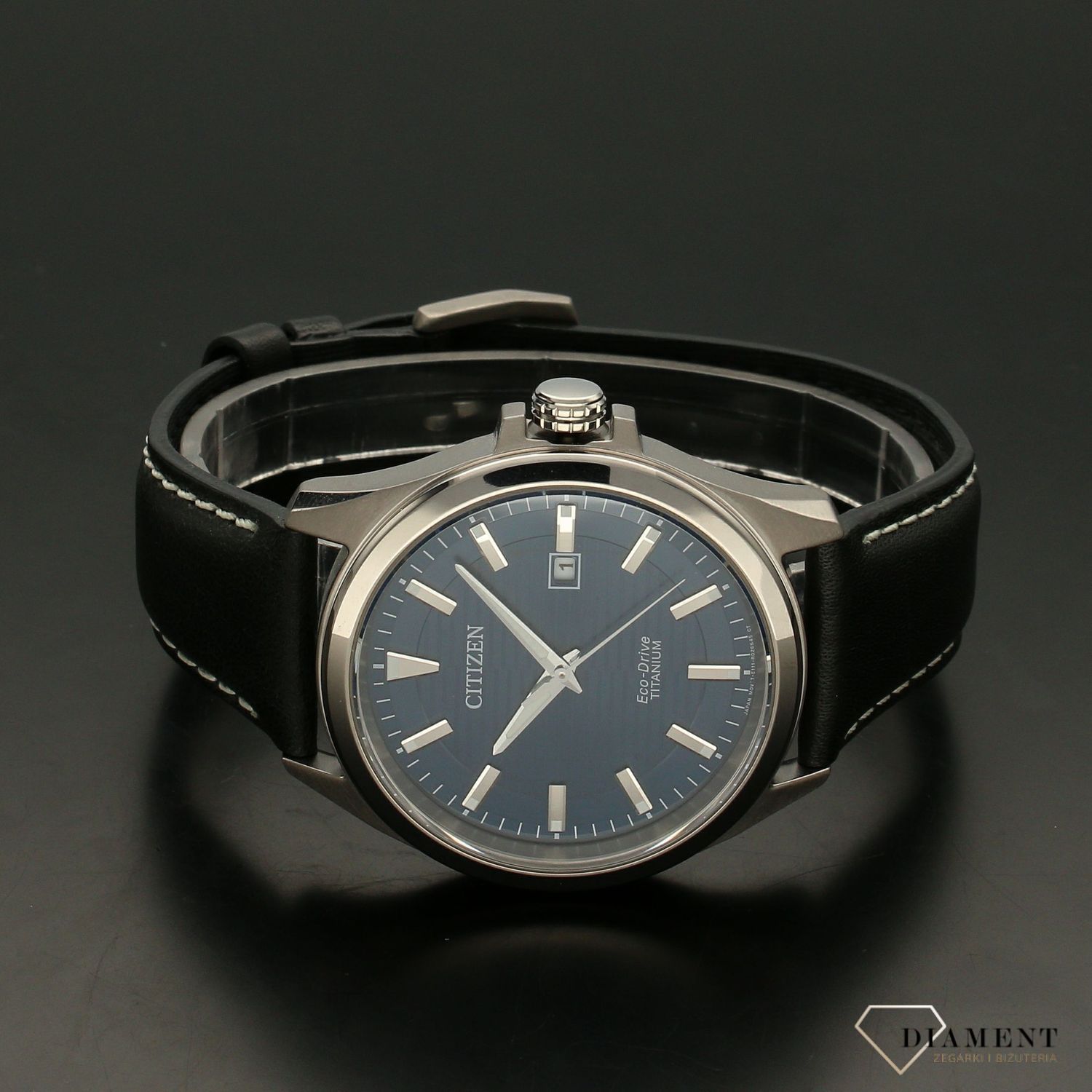 Zegarek męski Citizen BM7470-17L na skórzanym pasku z tytanową kopertą zasilany światłem (7) — kopia.jpg