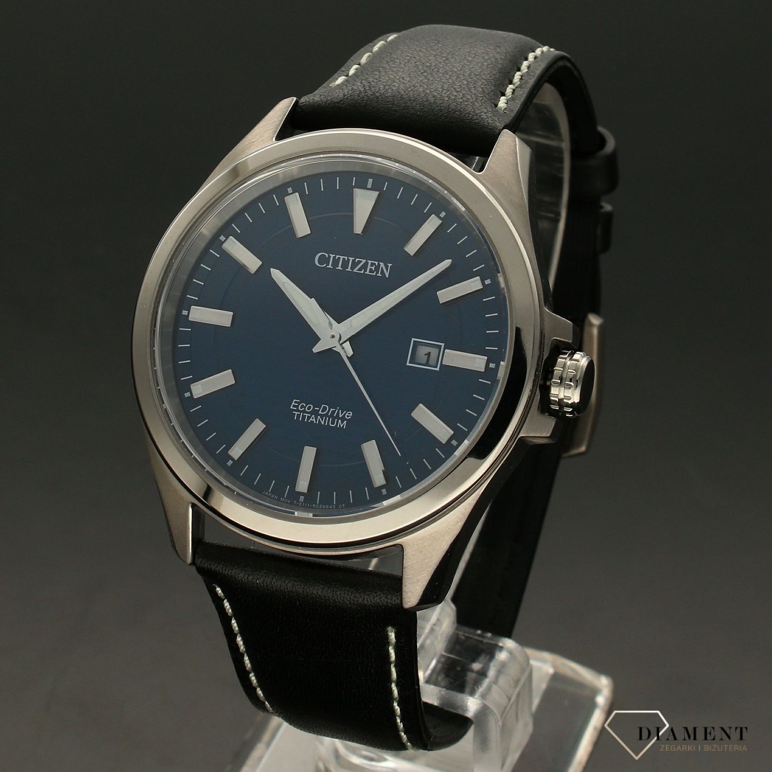 Zegarek męski Citizen BM7470-17L na skórzanym pasku z tytanową kopertą zasilany światłem (7) — kopia.jpg