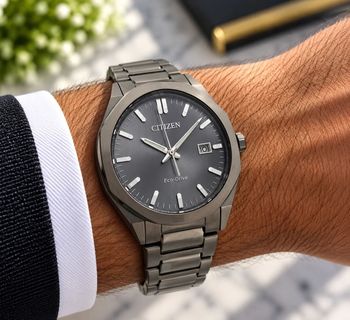 Zegarek męski Citizen Eco-Drive Modern BM7625-80H – grafitowy na stalowej bransolecie (3).jpg