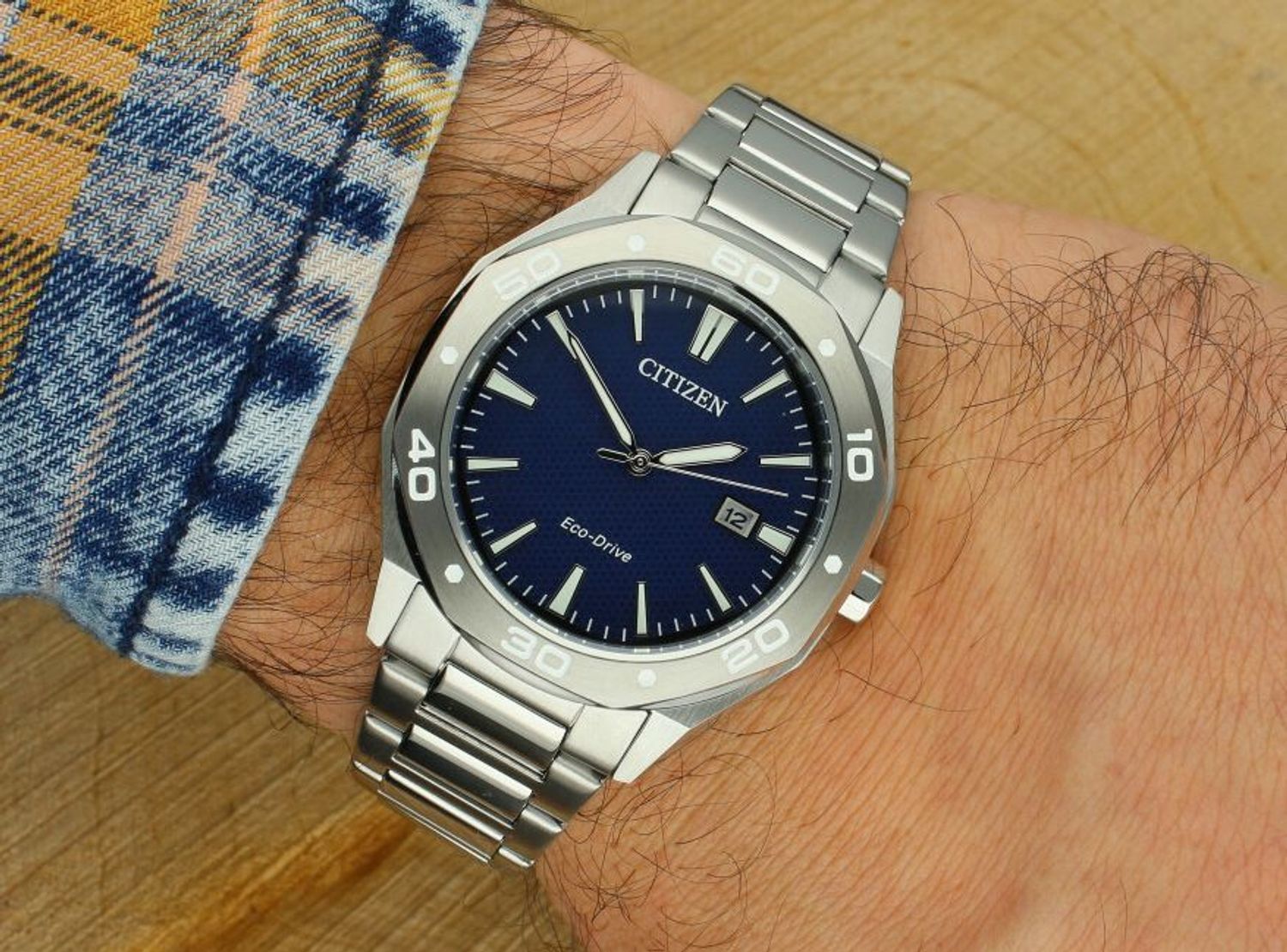 Zegarek Citizen Eco-Drive Active Sports – zegarek męski solarny, stalowy, 100M.jpg