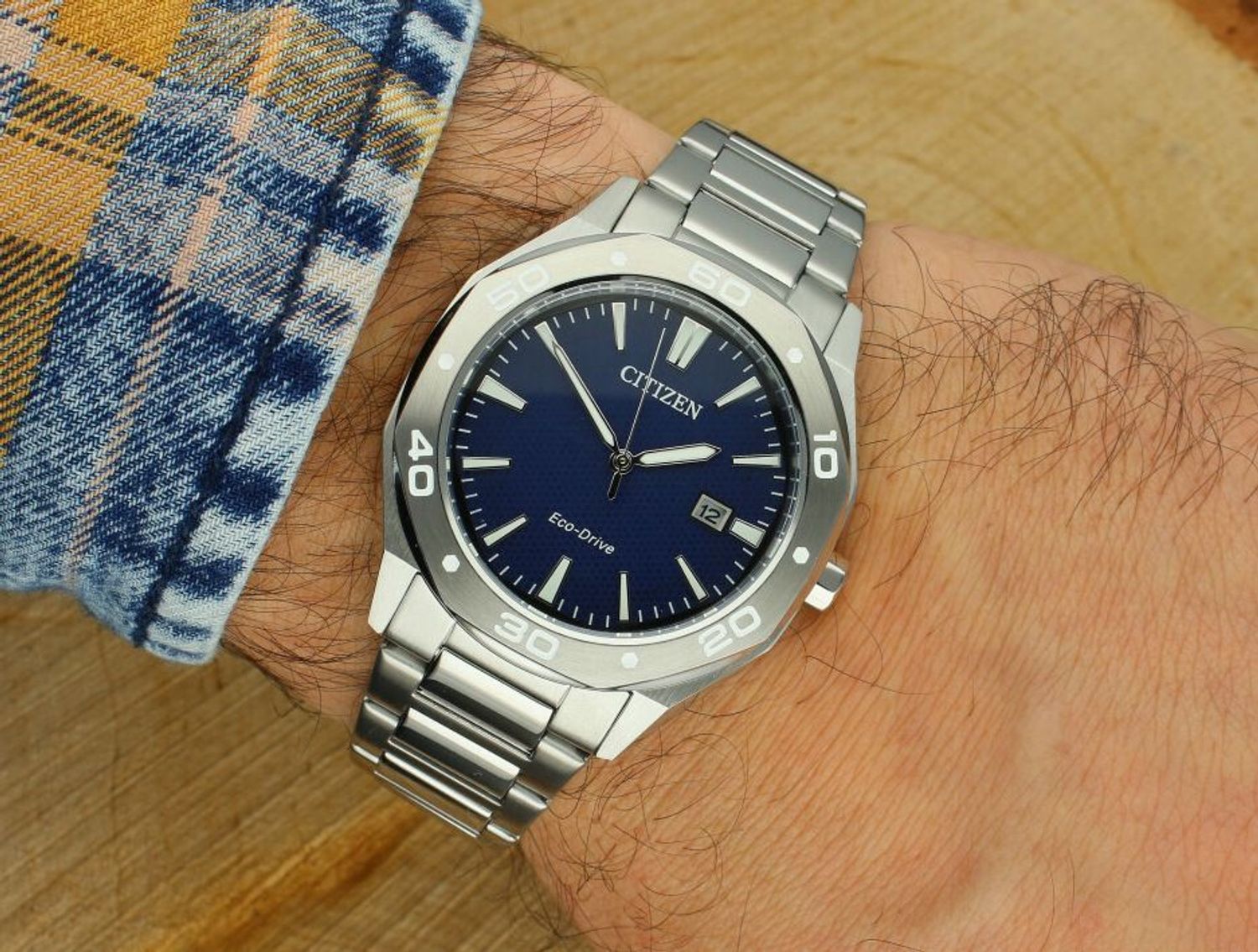 Zegarek Citizen Eco-Drive Active Sports – zegarek męski solarny, stalowy, 100M.jpg