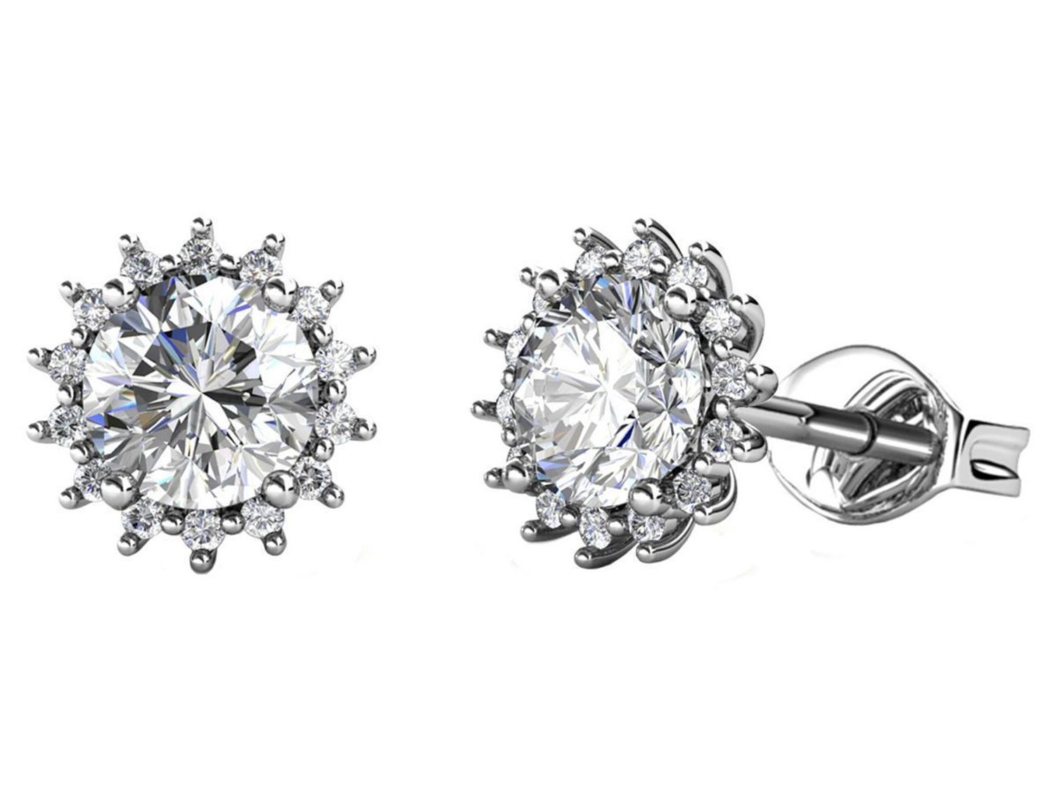 Kolczyki srebrne z moissanitem 0,50 ct – model BME008  Brizzling Jewels.jpg