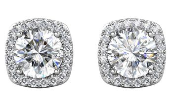 Srebrne kolczyki z moissanitem 0,50 ct – kwadratowe zdobienie  Brizzling Jewels, srebro (1).jpg