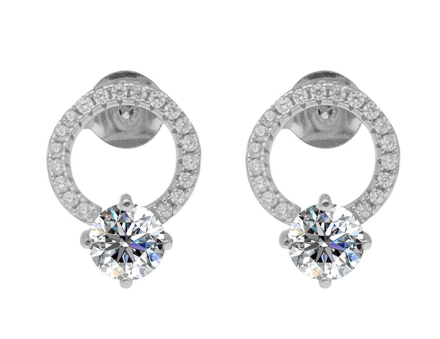 Kolczyki srebrne z moissanitem 0,60 ct – model BME031  Brizzling Jewels.jpg