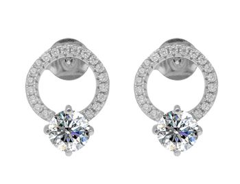 Kolczyki srebrne z moissanitem 0,60 ct – model BME031  Brizzling Jewels.jpg
