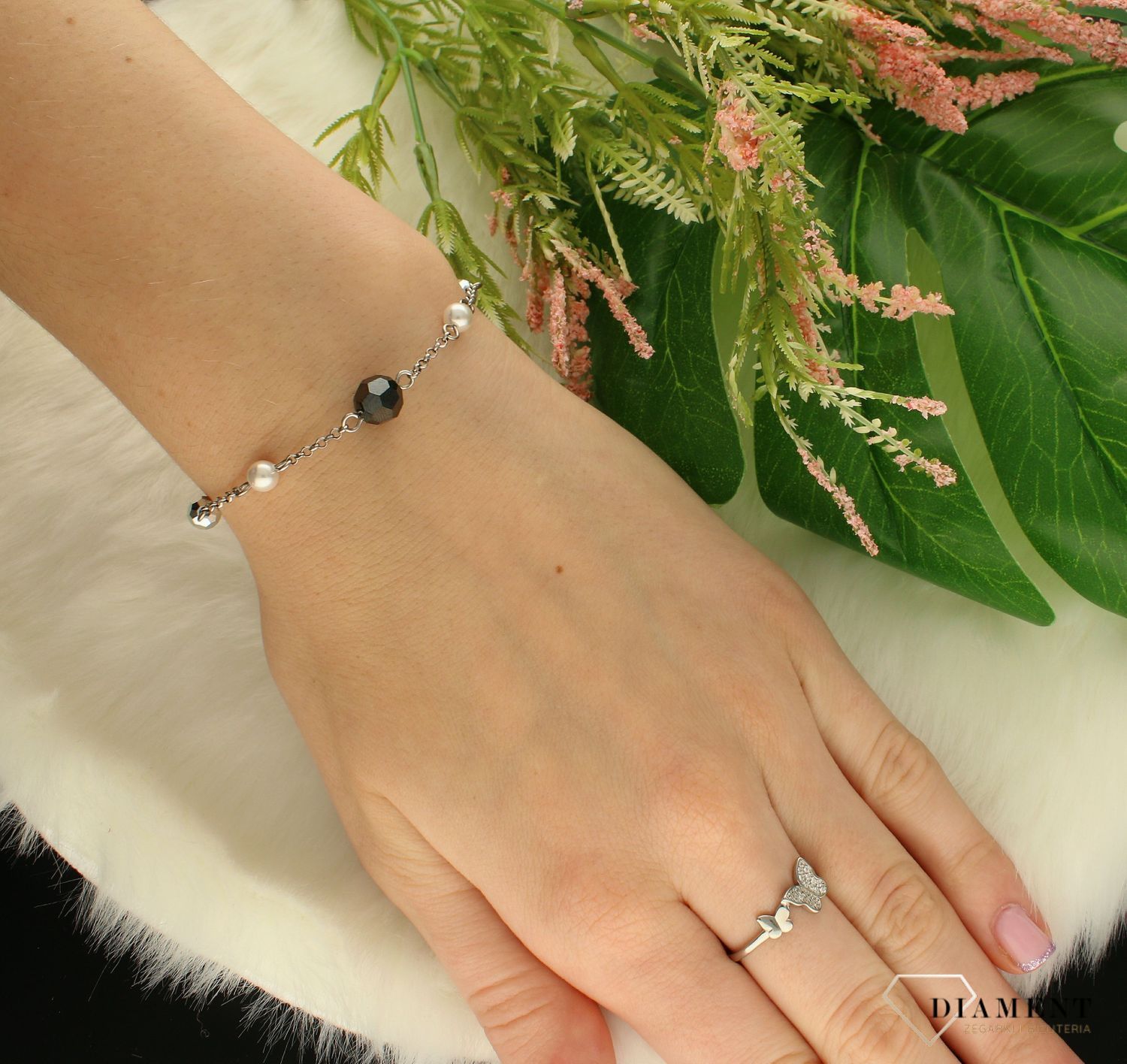 Bransoletka srebrna damska Swarovski MIX&MATCH BMM11004.jpg