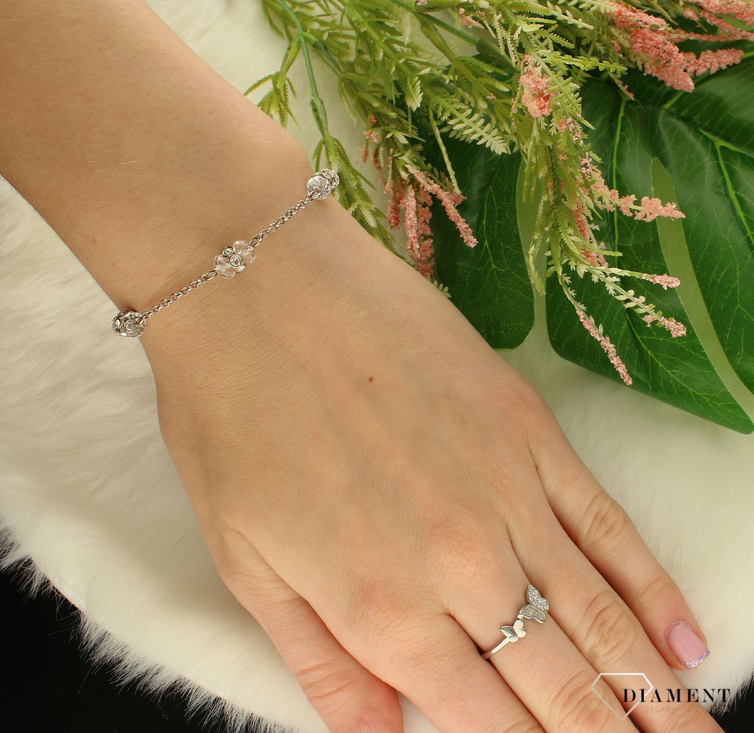 Bransoletka srebrna damska Swarovski MIX&MATCH BMM21007.jpg