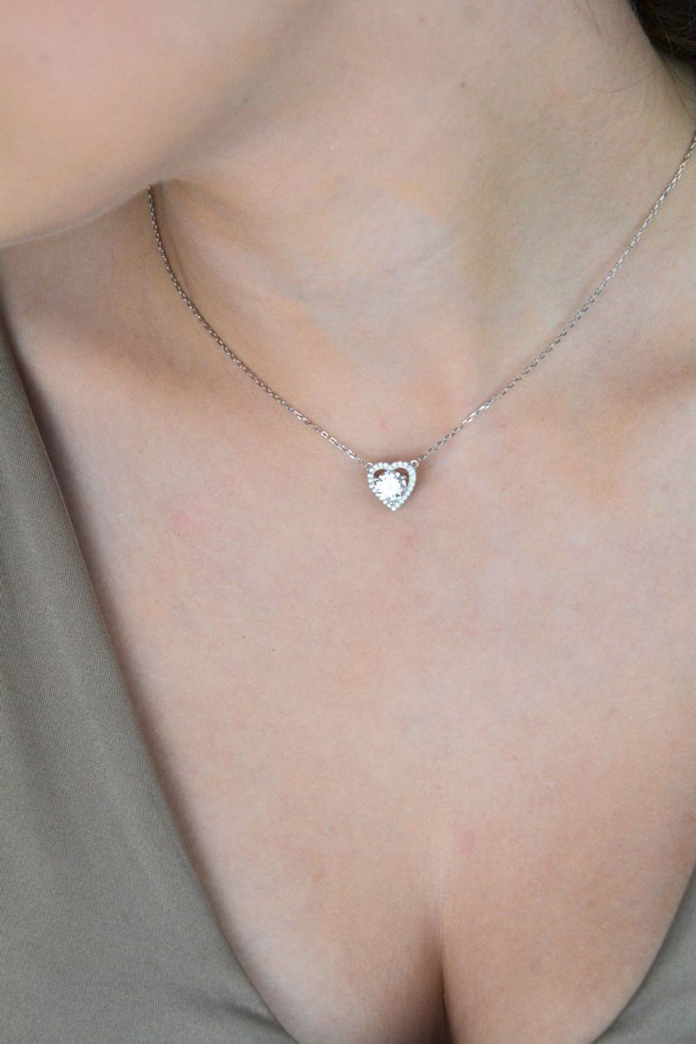 Naszyjnik srebrny z moissanitem 1 ct – model BMP013  Brizzling Jewels.jpg