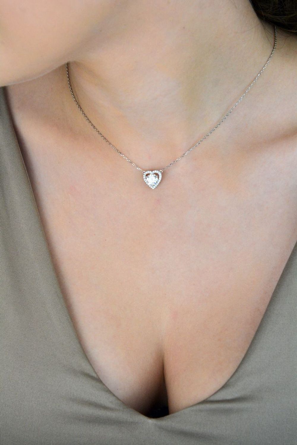 Naszyjnik srebrny z moissanitem 1 ct – model BMP013  Brizzling Jewels.jpg