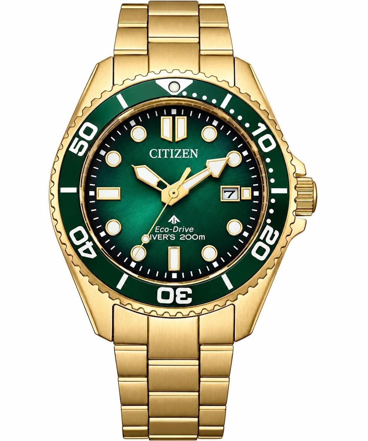 Zegarek męski Citizen Promaster Marine Diver BN0262-59W Eco-Drive 200M – złoty z zieloną tarczą (1).jpg